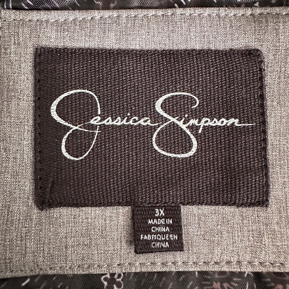 PLUS SIZE Jessica Simpson Fall Trench Coat - Like New - Picture 3 of 5